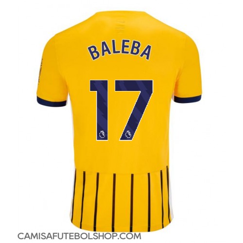 Camisa de time de futebol Brighton Carlos Baleba #17 Replicas 3º Equipamento 2025-26 Manga Curta
